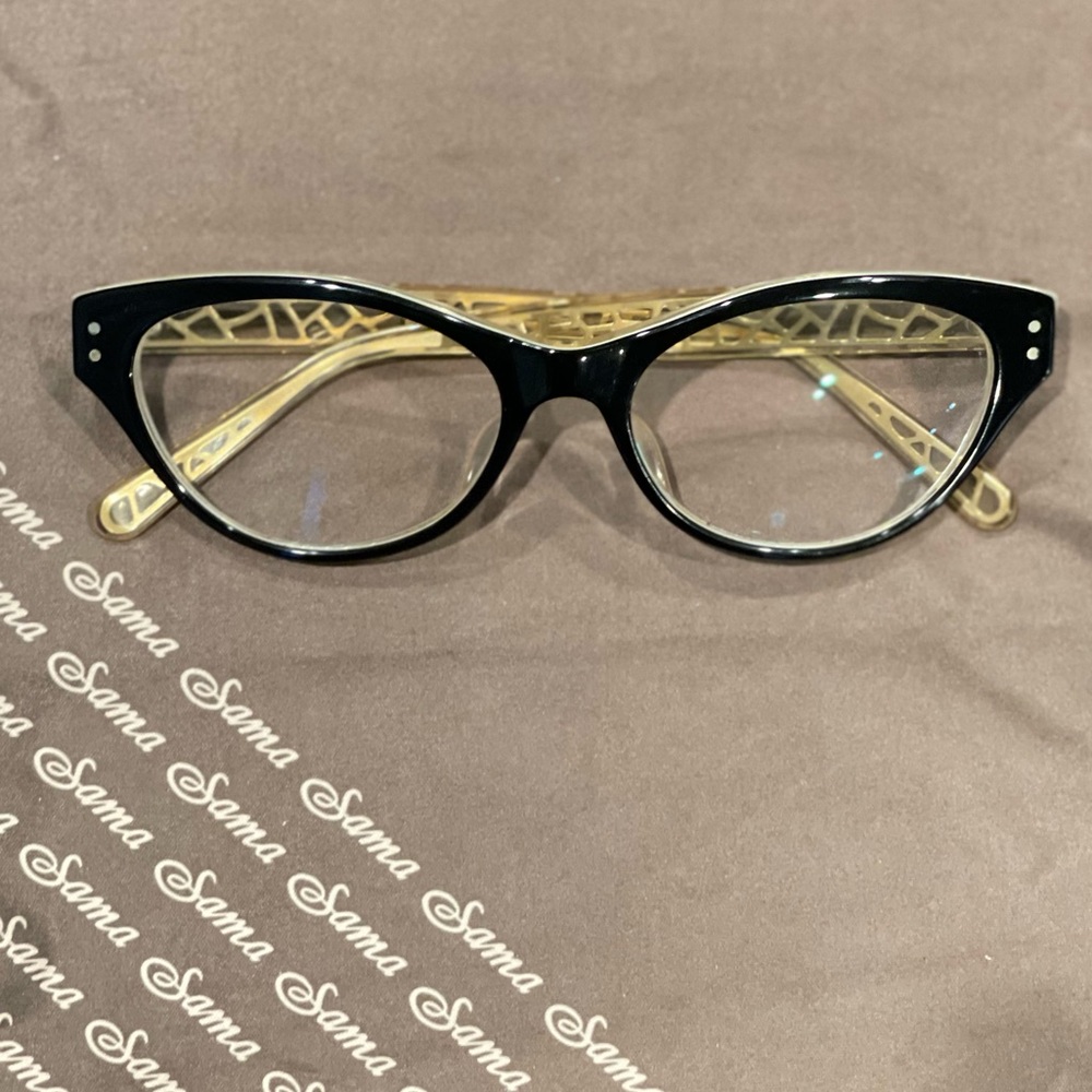 PRICE CUT ✂️ Sama Josette Black Cat Eye Glasses • Women’s